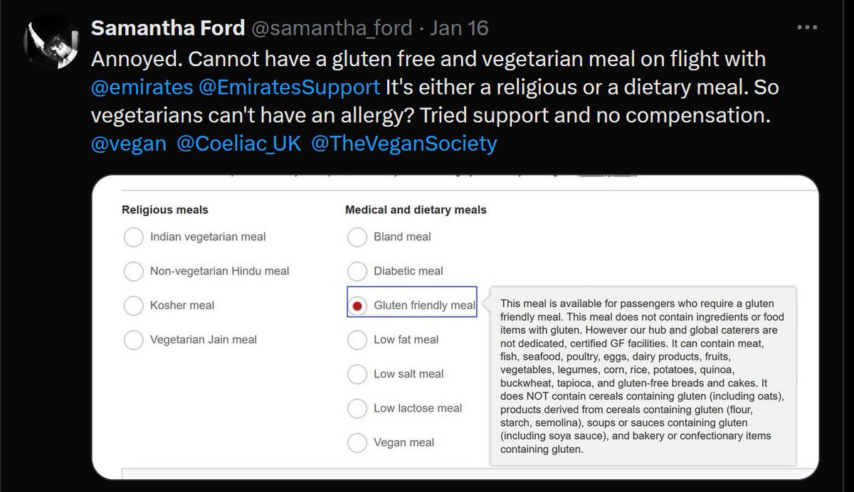 samantha_ford's tweet photo. @BBCBreakfast and if you are vegan and gluten free, sometimes it's impossible to eat at all! https://t.co/iODNSgDp2A