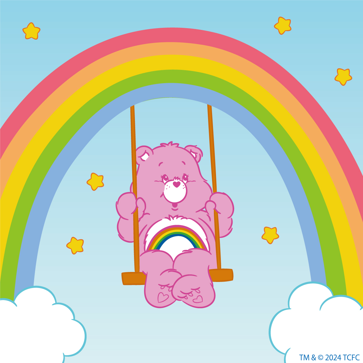 今日は #虹の日🌈🌈🌈 チアベアのおなかのレインボーマークは希望と