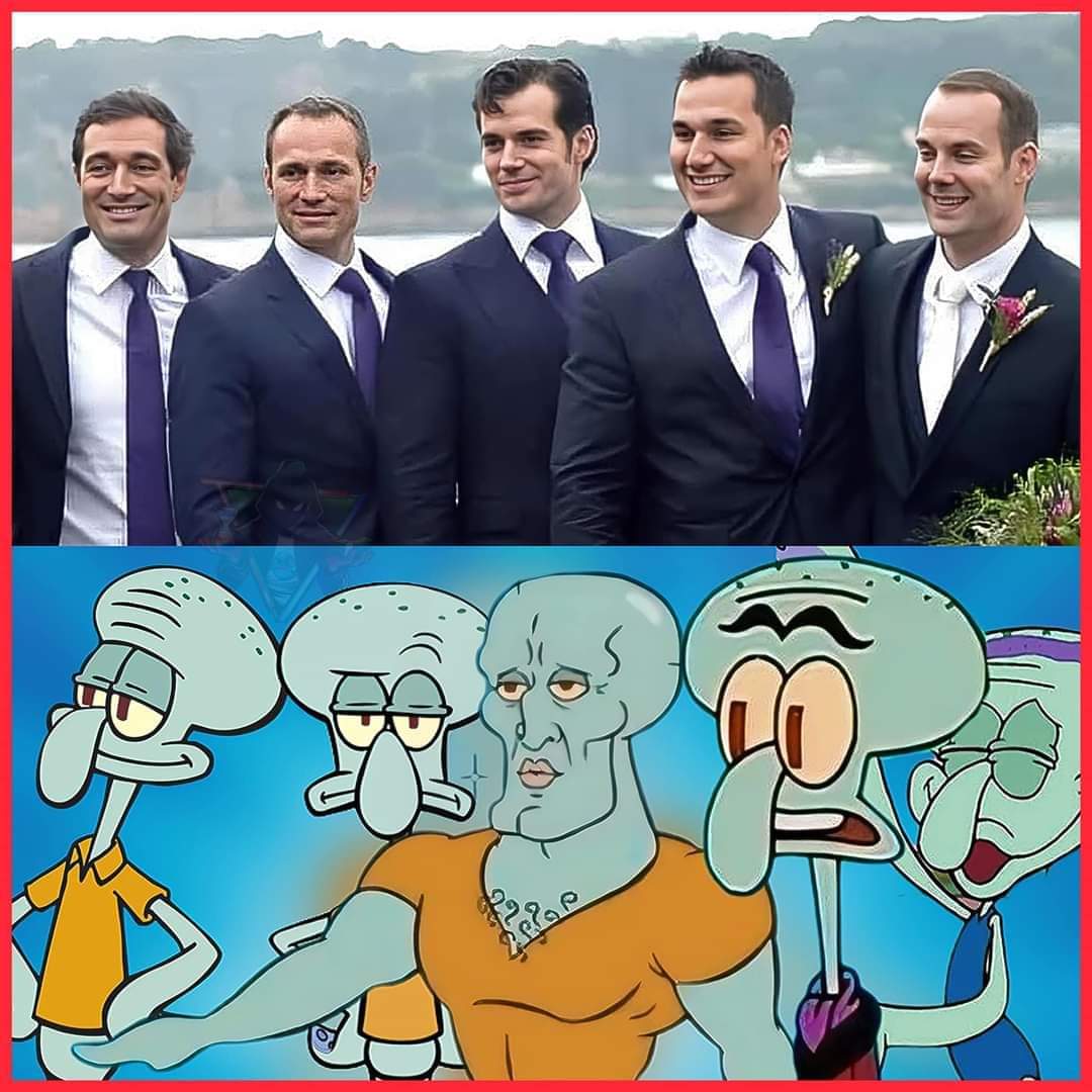 Henry Cavill y sus hermanos.
#Superman #Family