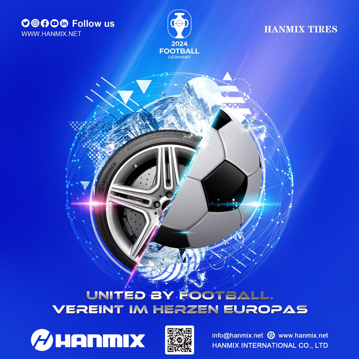 HANMIXTIRES's tweet photo. HANMIX Passenger Car Tire
Like a superstar on the court, every touchdown is a display of precision and power.
More exciting content: @HANMIXTIRES
#HANMIX #TIRES #hptire #uhptyres #passengercar #ultrahighperformance #cartire #commercialtyre #allterraintires #neumaticos https://t.co/XvNZqcl7Yq