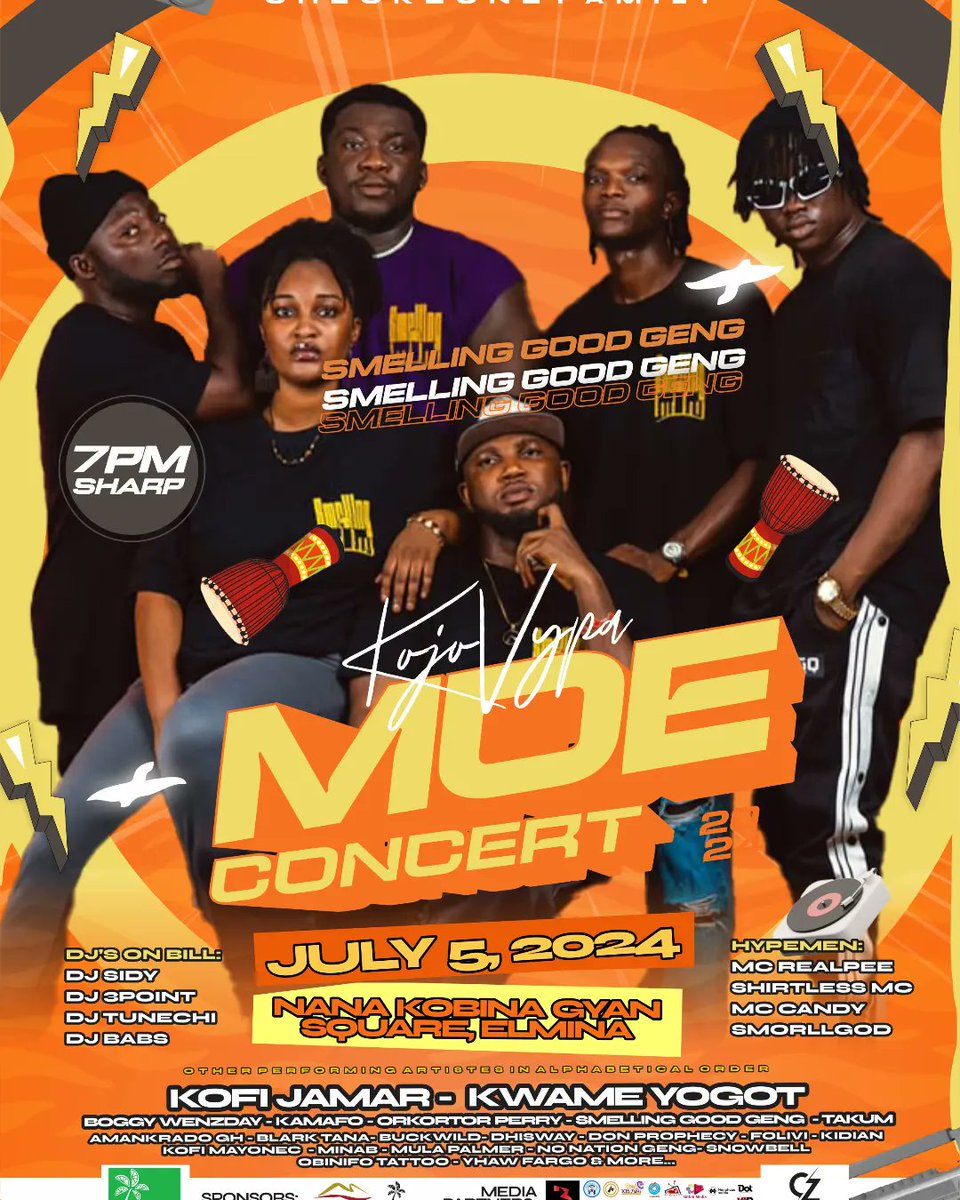 SmellnGoodSG2's tweet photo. Supporting our brother @kojo_vypa inside Elmina this Friday. See y’all soon ❤️ #SG2 #SmellingGoodGeng https://t.co/TvedcvkywL