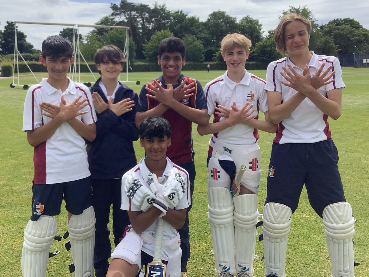 Lovely weather for a cricket victory...