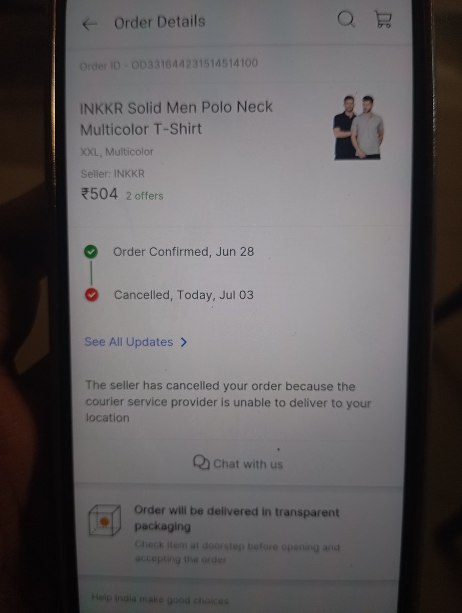 RakeshSC1's tweet photo. Is this how you operate?. Scamming people because you can getaway with anything. I am trying to connect to your customer support from an hour and you have smartly made it impossible.  I am attaching The pictures of order  &amp; what we received screenshots. https://t.co/g0BC7DtiwH