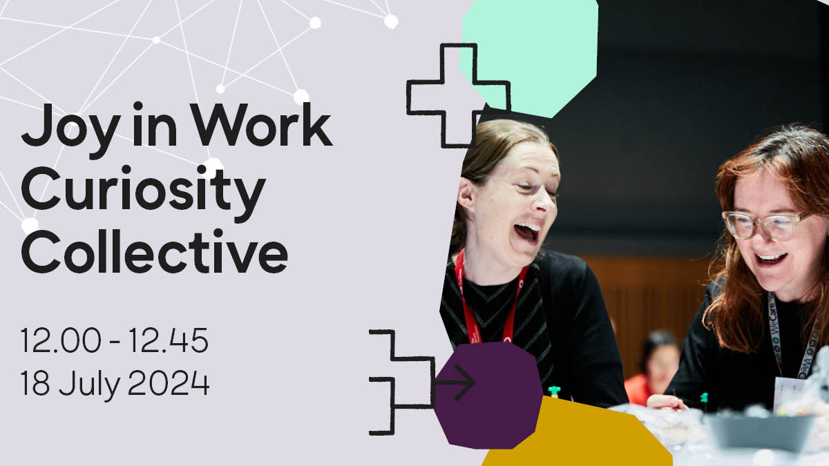 Interested in implementing and sustaining a successful Joy in Work project? If so, the Joy in Work Curiosity Collective is for you!

📅 Join our next session. Bring your experience, share your challenges, and ask any questions about Joy in Work. 

Book: q.health.org.uk/event/joy-in-w…