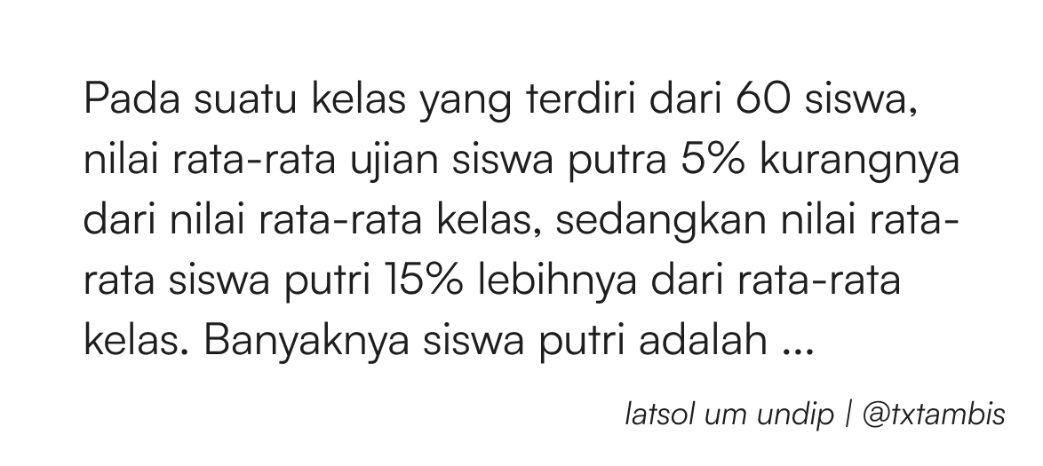 txtambis's tweet photo. [Latsol UM UNDIP]

Statistika dasar https://t.co/AZCuVYEbSB