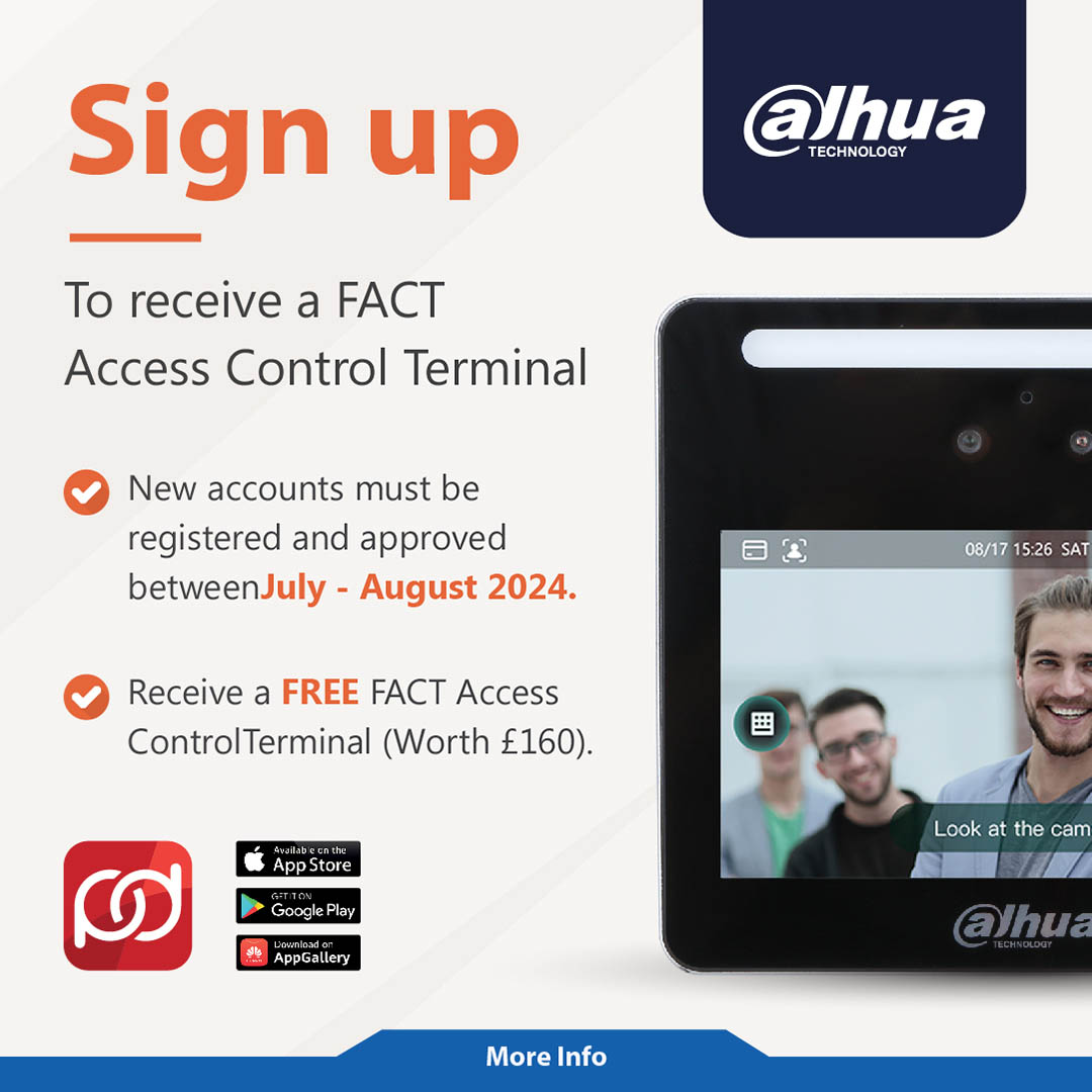 DAHUA_UK's tweet image. Earn Double &amp;amp; Get Rewarded This Summer with Our Partner App!  
(July-Aug only)

☀️☀️Double Welcome Points (£10!)
🆓 FREE FACT Terminal (worth £160!)
⏫ Double AirShield Scan Points 
Refer a friend for 100  points! (No time limit)

Download: tiny.cc/partnerapp 
#PartnerApp