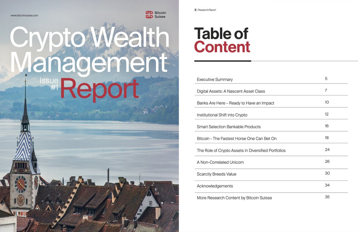 NEW - Bitcoin Suisse Crypto Wealth Management Report!

Today, we're thrilled to launch our latest report for the wealth management sector, revealing crucial insights for investment pros eager to dive into the emerging digital asset class. Here’s a sneak peek:

📌 Exceptional