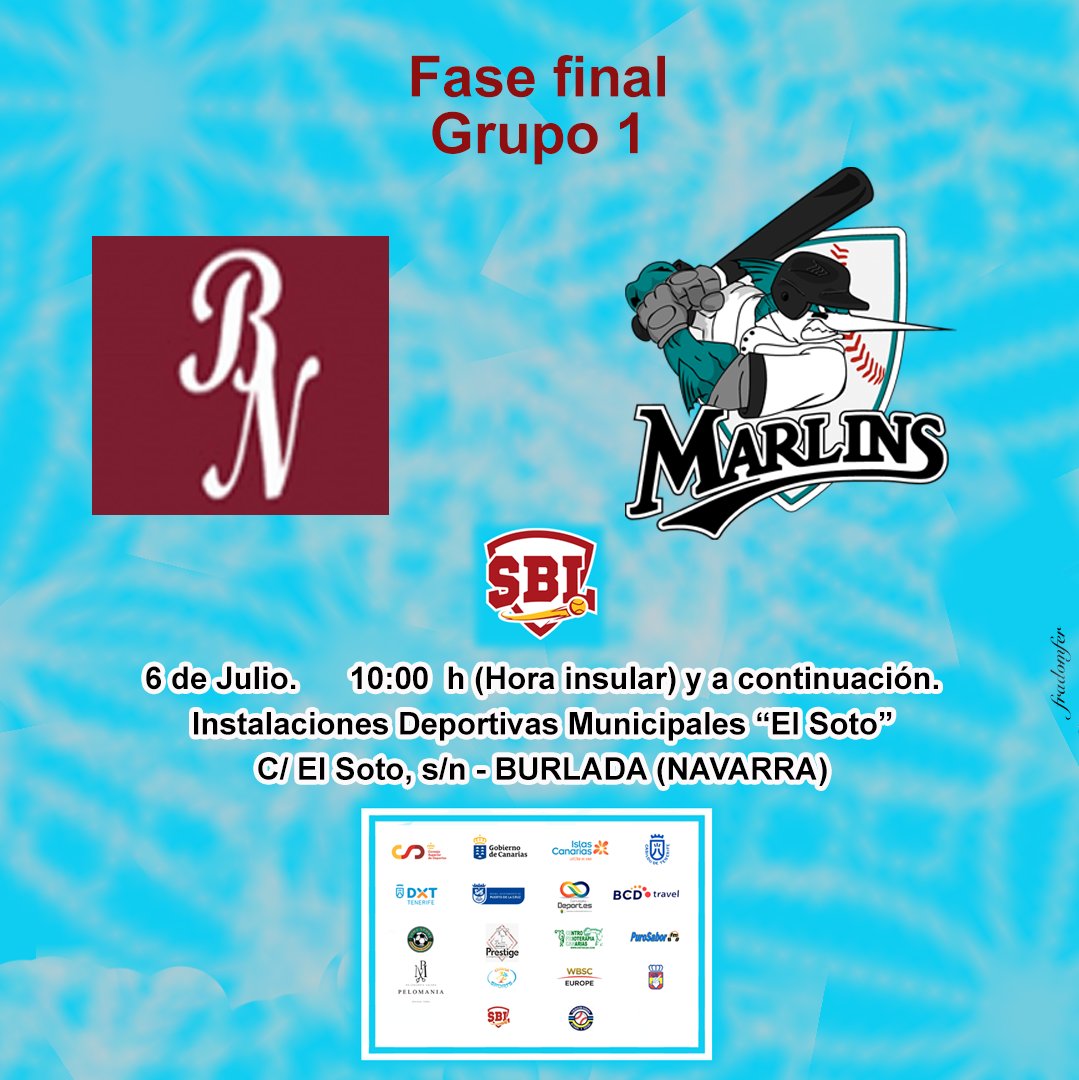 Penúltimo partido de la Fase Final Grupo 1 de la SBL 2024 ante @beisbol_navarra en El Soto, Burlada.

@rfebs @fcanariabs @cabildotenerife @dxtenerife @islascanariasoficial <a href="/deportegob/">CSD</a> @ayuntamientopuerto @apdtenerife #puertodelacruz #marlins #canarias #tenerife #tenerifemarlins