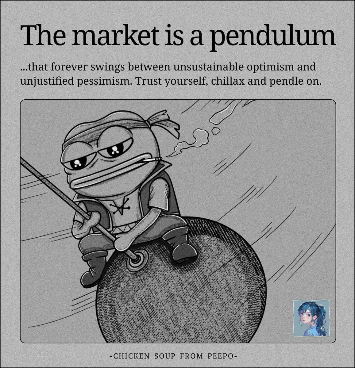 感谢 <a href="/pendle_fi/">Pendle</a> 四月小姐 <a href="/Aprilzz423/">April</a> 的暖心鸡汤图：「来年回首一看、一切如常、市场的永恒就是盲目狂欢与极度恐慌来回穿梭」

长文：现在剖析一下6月一波PT集中到期对TVL的影响
关于积分市场、以及后续前景、下代产品的看法

✼✼✼✼✼