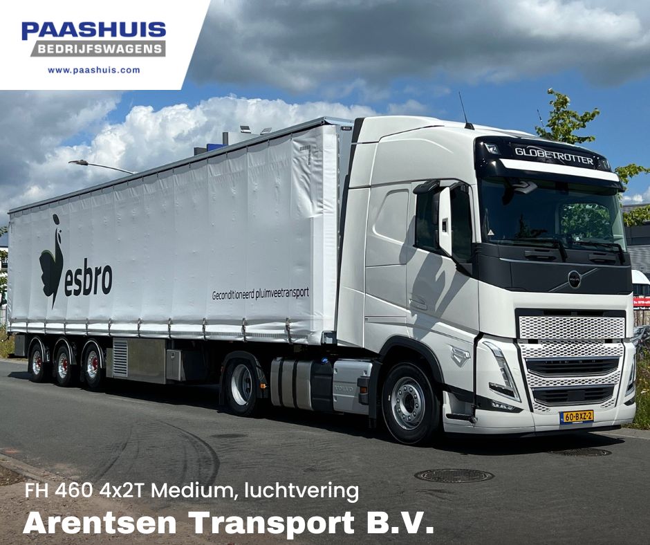 Aan Arentsen Transport bv te Aalten mochten we afgelopen vrijdag de eerste van de 2 nieuwe Volvo FH’s 460pk 4x2 trekker afleveren🤩
Deze Volvo is o.a. voorzien van👉 Turbo Compound, Fuel-pakket, Driver-pakket en Media- pakket✅
Wij danken de firma Arentsen  voor het vertrouwen!🤝