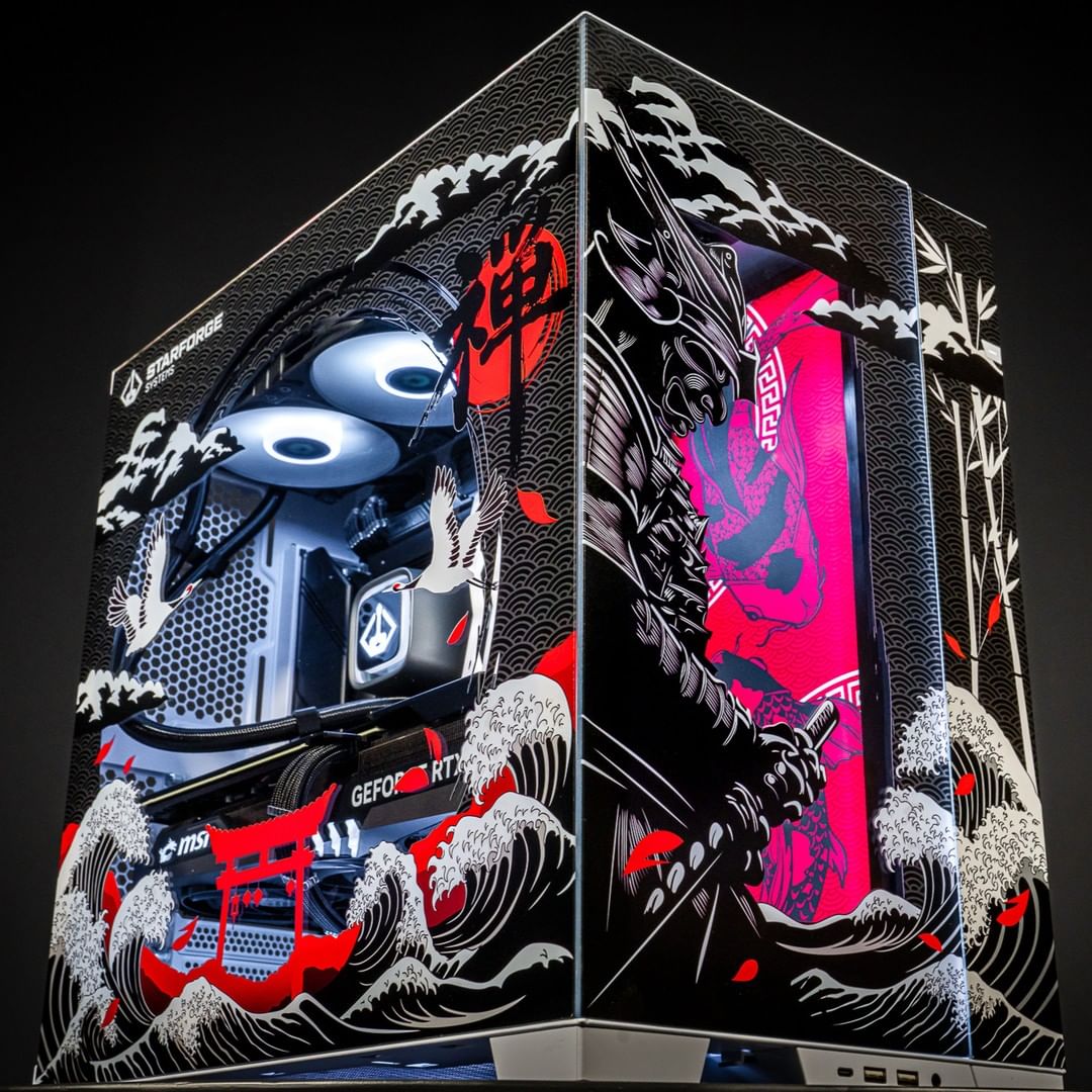 GlobalLianli's tweet photo. Stunning style with amazing balance ☯️
Feel like sashimi now! 🍣🥢
📸 cr. @StarforgePCs
#LIANLI #O11VISION #starforgepcs #samurai #gaming #pcbuild https://t.co/RojATwn5Po