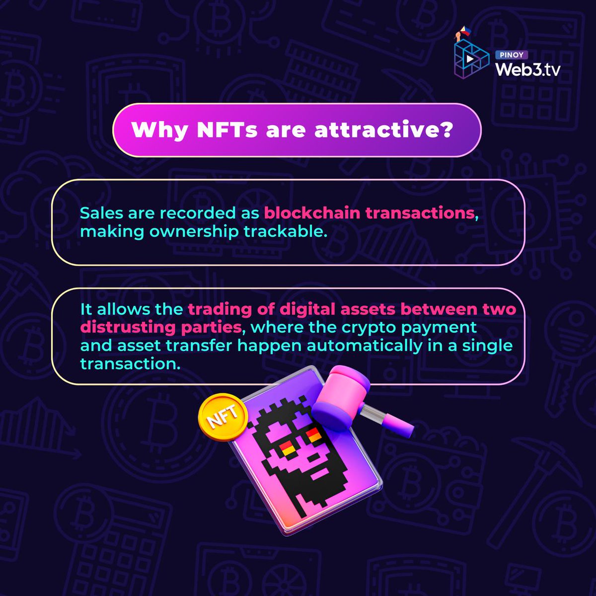 itsPinoyWeb3TV's tweet image. The Philippines leads in NFT adoption! 32% of Filipinos own at least one NFT. 🌟

Discover why NFTs are so popular in the PH! 🚀✨

#NFT #CryptoPH #BlockchainPH #PinoyWeb3TV #Web3Chronicles