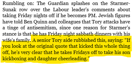 Considering the amount of working parents who try to find this work/life balance on a daily basis - not just Fridays - I'm not entirely sure how much of a 'gotcha' line this is.