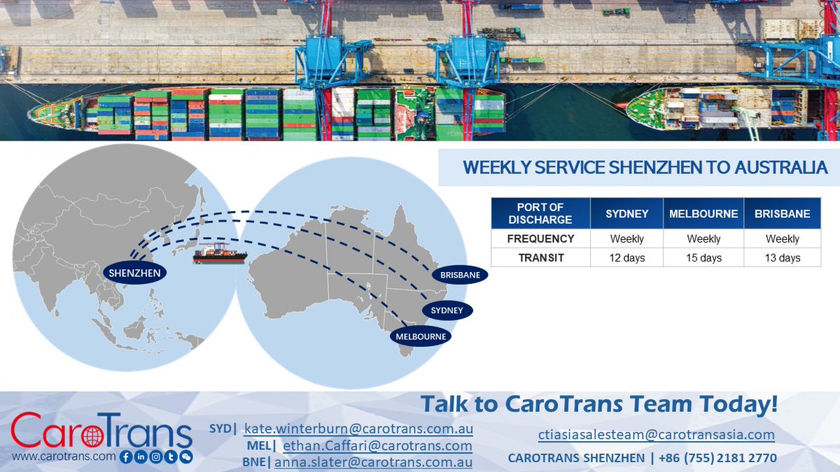 CaroTransIntl's tweet photo. Unlock enhanced #oceanfreight services today. Our dedication lies in delivering dependable, on-time shipping solutions week after week. Connect with us now to discover the efficiency of our global shipping services. https://t.co/gfDodFdo3D

#CaroTransAsia #Weeklyservice #LCL https://t.co/3ZWiRvVDTf