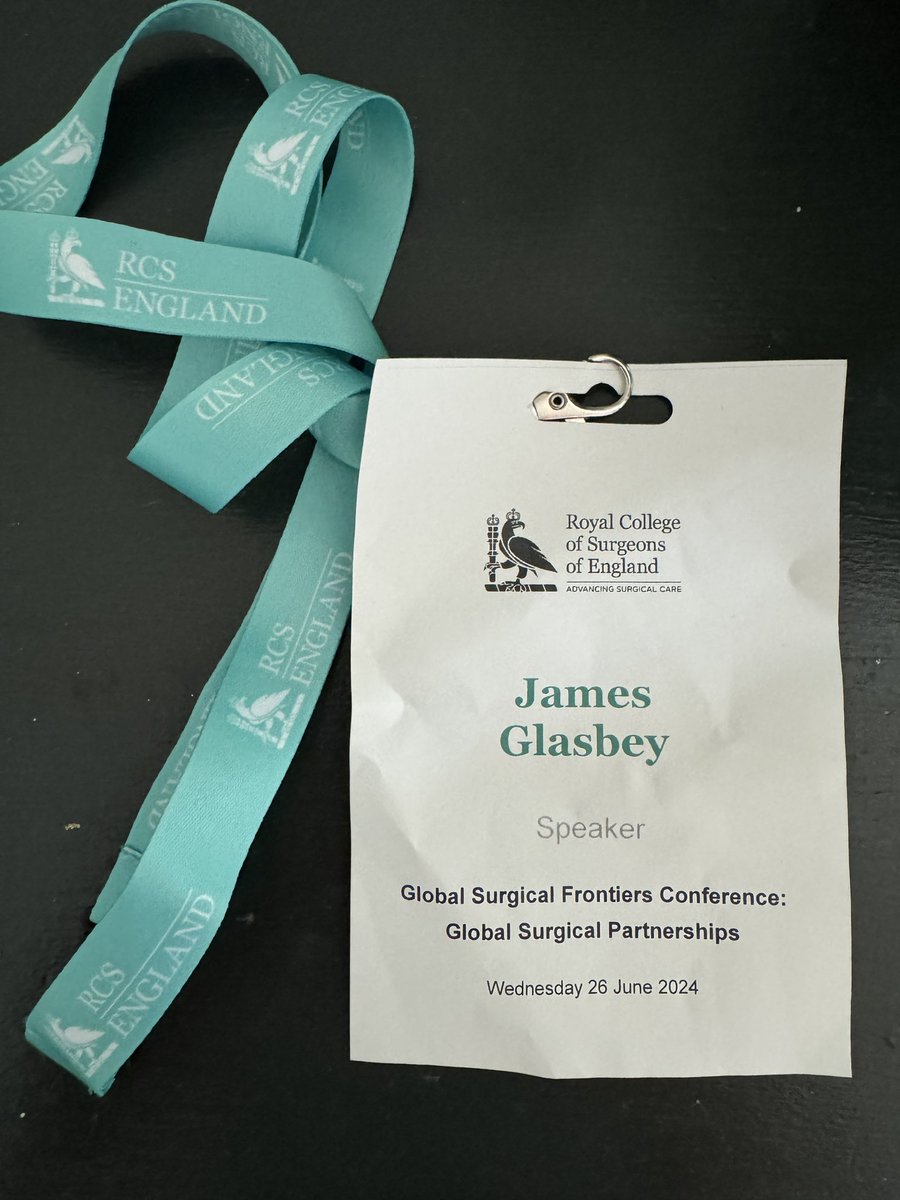 James Glasbey ๐ช๐บ (@drjamesglasbey) on Twitter photo Honoured to give <a href="/RCSnews/">The Royal College of Surgeons of England</a> Hunterian lecture @ #GSF2024
All thanks to <a href="/NIHR_GSU/">NIHR Global Surgery</a> Hub leads, #TALON collaborators, <a href="/aneelbhangu/">Aneel Bhangu</a> & <a href="/NIHRresearch/">National Institute for Health and Care Research</a> ๐
Together we adapted & validated a high-quality pathway to detect #SSI using telemedicine ๐ค๐๐๐
๐น๐ app.medall.org/contents/v-gloโฆ Honoured to give <a href="/RCSnews/">The Royal College of Surgeons of England</a> Hunterian lecture @ #GSF2024
All thanks to <a href="/NIHR_GSU/">NIHR Global Surgery</a> Hub leads, #TALON collaborators, <a href="/aneelbhangu/">Aneel Bhangu</a> & <a href="/NIHRresearch/">National Institute for Health and Care Research</a> ๐
Together we adapted & validated a high-quality pathway to detect #SSI using telemedicine ๐ค๐๐๐
๐น๐ app.medall.org/contents/v-gloโฆ