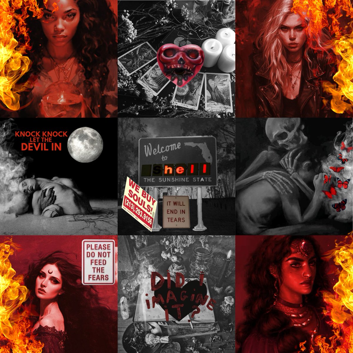 ☾⋆ PRACTICAL MAGIC x IT ⋆☽

Remember that group of women who survived Briarhook? Well call them, the monster is back. 

This book-recipe calls for:
★ A dash of female-rage
★ One spoonful of witchtrial revenge
★ Two cups of romance 
★ Seven cursed women

#QuestPit #A #Q #F