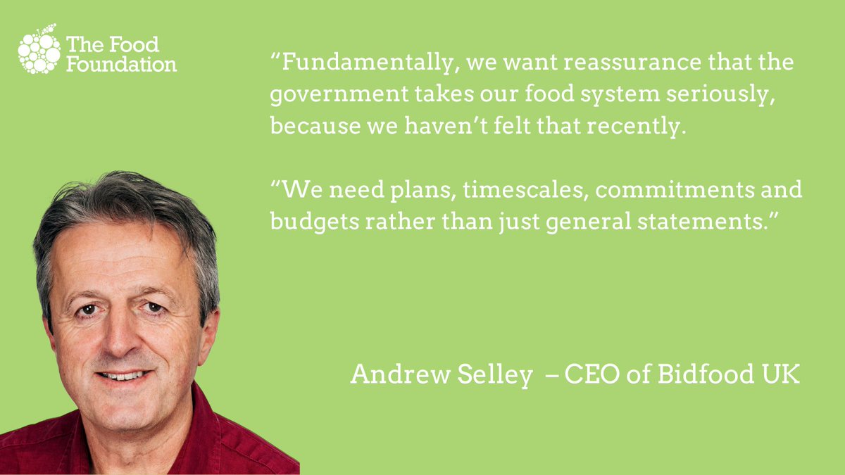 The Food Foundation (@food_foundation) on Twitter photo ๐ฃ๏ธ 'We want reassurance that the government takes our food system seriously'
Andrew Selley of <a href="/BidfoodUK/">Bidfood UK</a> sets out 5โฃ priority policy asks to create a healthier and more sustainable food industry.
Read them here: tinyurl.com/yta9umj6
#GeneralElections2024 #LobbyingForGood ๐ฃ๏ธ 'We want reassurance that the government takes our food system seriously'
Andrew Selley of <a href="/BidfoodUK/">Bidfood UK</a> sets out 5โฃ priority policy asks to create a healthier and more sustainable food industry.
Read them here: tinyurl.com/yta9umj6
#GeneralElections2024 #LobbyingForGood