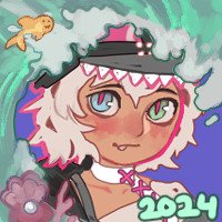 invosious's tweet image. I got too excited for artfight and drew too long yesterday, I forgot my hand starts hurting when I do that ;;; my thumbnails are looking cute this year thought :D