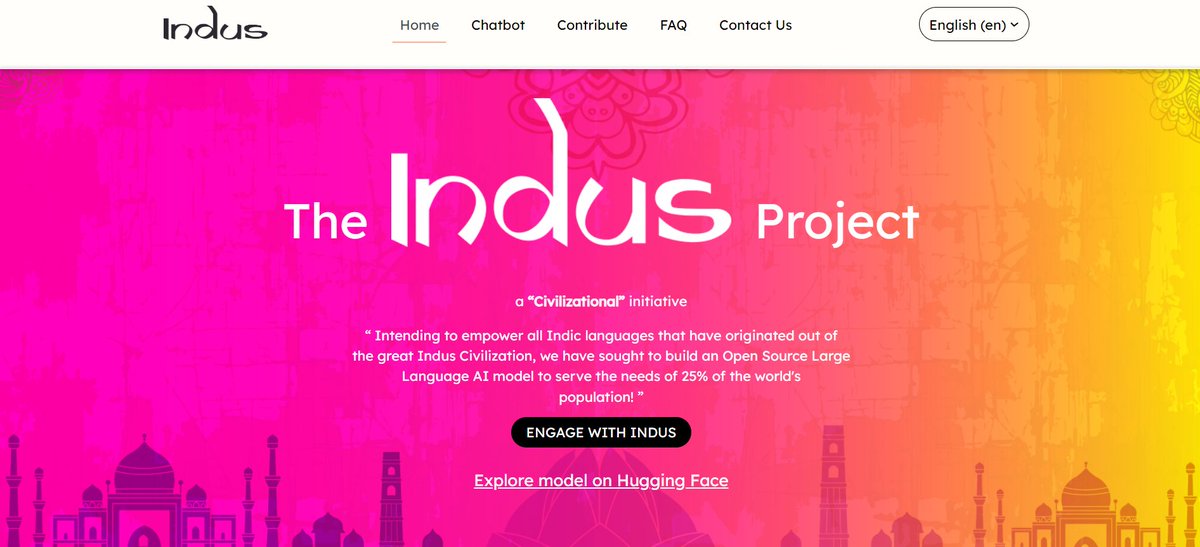 tech_mahindra's tweet photo. #ProjectIndus is here!🚀

In its all new avatar, Project Indus is ready to be explored and experienced! Use the chat UI and download the model to understand and use it’s capabilities!

Explore now: https://t.co/SreAmrpOEs

#ScaleAtSpeed #TechMahindra #DellTechPartner #Intel #AI #Innovation #AIEverywhere #IntelAI