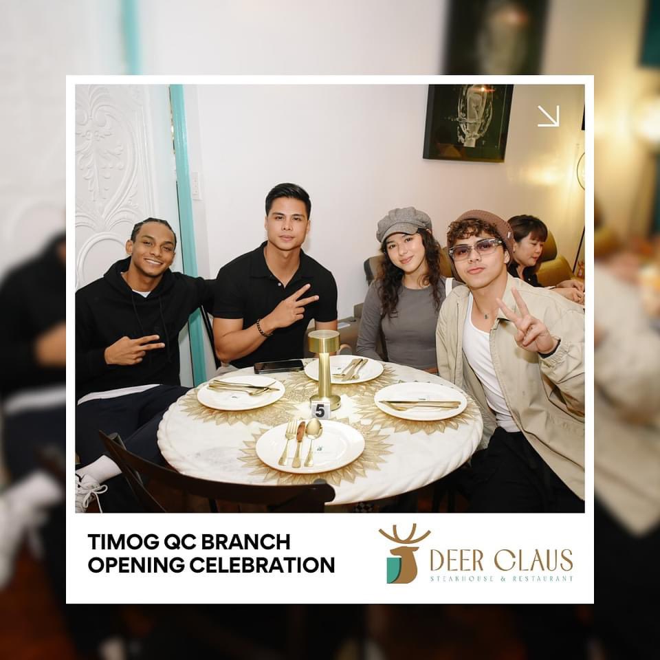 Celebration never stops here at #DeerClaus Timog Ave. branch! It’s now open 🥂✨

“It’s the most wonderful dine for you dear!”
