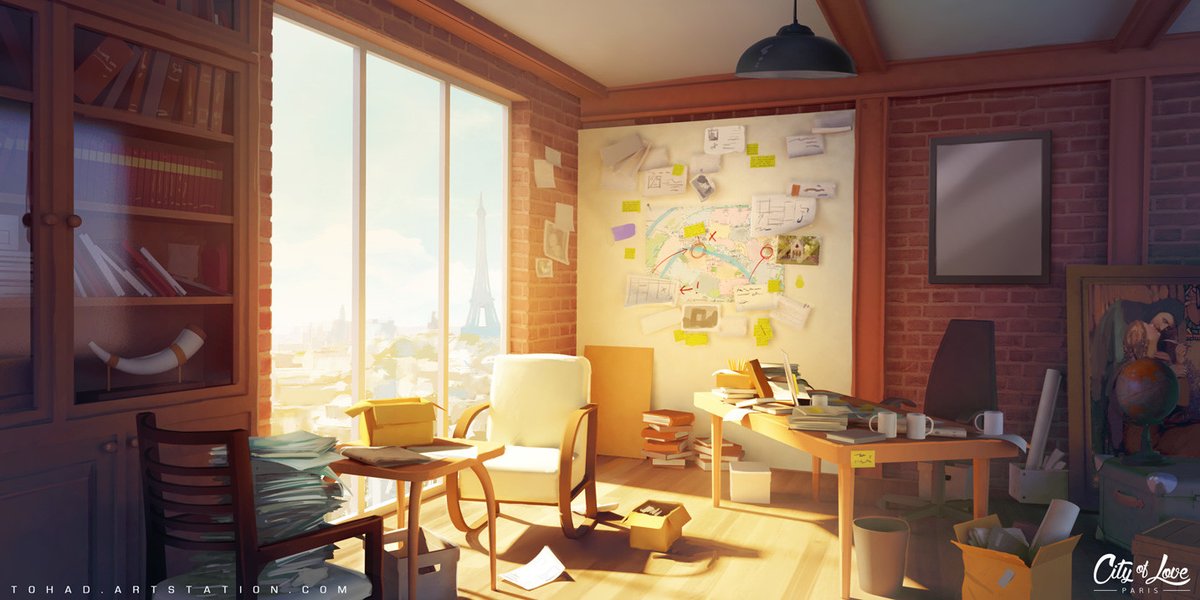 Some messy but welcoming interiors :