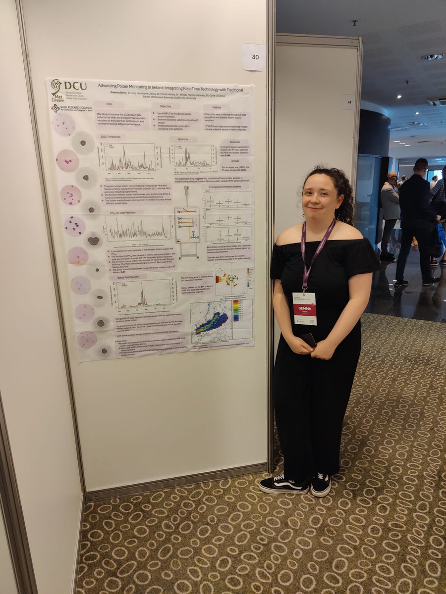 Irish Bioaerosol Network (@irishbioaerosol) on Twitter photo We're really enjoying ourselves at World Aerobiology 2024 in the hot and sunny Vilnius! The first presentation from our group is Gemma's poster, looking into some promising <a href="/swisens/">Swisens AG</a> Poleno Jupiter findings, from the <a href="/MetEireann/">Met Éireann</a> rooftop in Glasnevin. Great work Gemma! ✨🍃🔬 We're really enjoying ourselves at World Aerobiology 2024 in the hot and sunny Vilnius! The first presentation from our group is Gemma's poster, looking into some promising <a href="/swisens/">Swisens AG</a> Poleno Jupiter findings, from the <a href="/MetEireann/">Met Éireann</a> rooftop in Glasnevin. Great work Gemma! ✨🍃🔬