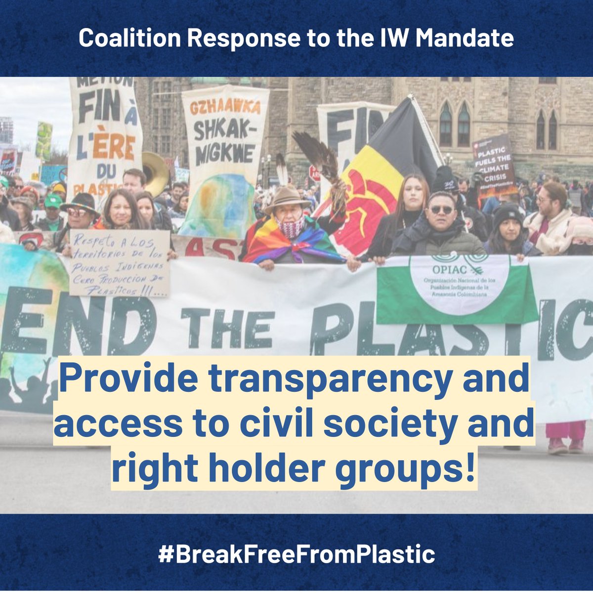 The INC Secretariat said the intersessional work of the #PlasticsTreaty should have a panel of experts, BUT forgot the expertise and vast experience of civil society and right holders. We urge them to allow CSOs to participate.
breakfreefromplastic.org/wp-content/upl…
#BreakFreeFromPlastic