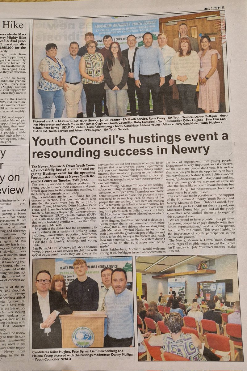 Newry, Mourne & Down Youth Council tweet media
