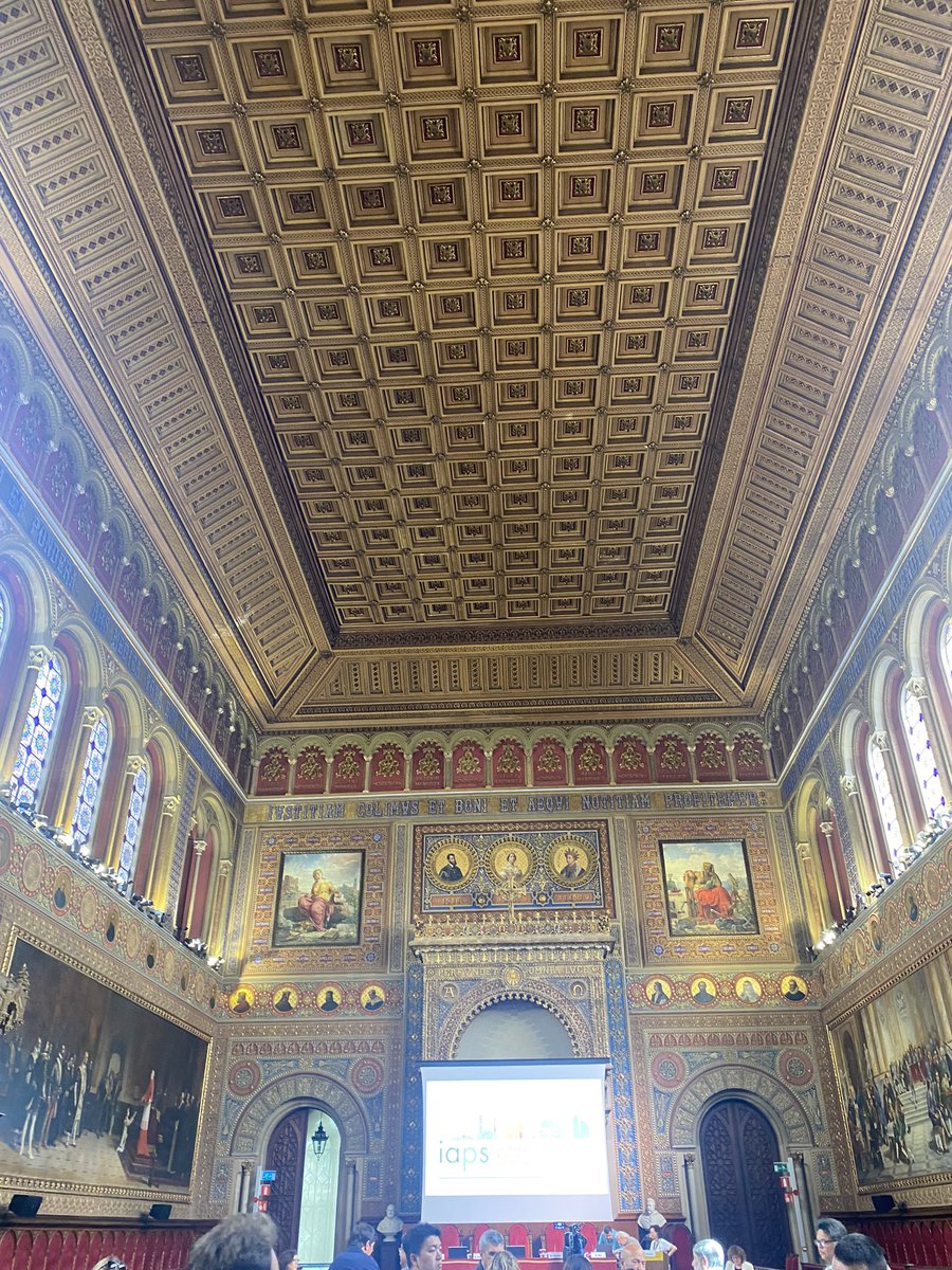 #IAPS2024 conference began with an opening ceremony in a magnificent building! #barcelona