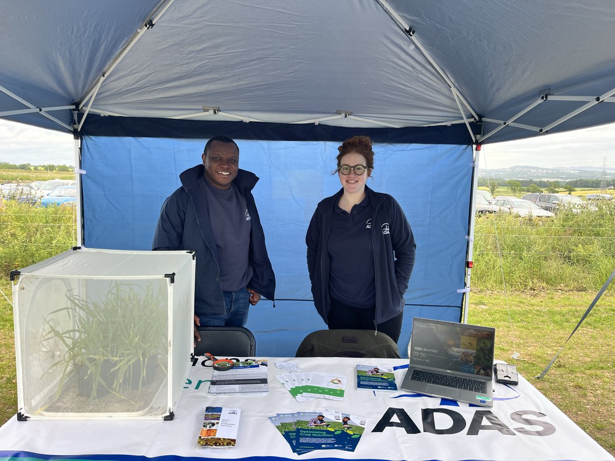 ADAS (@adasgroup) on Twitter photo 📸 Our first trip to <a href="/ArableScotland/">Arable Scotland</a> yesterday!
Thank you to everyone who came to chat with Laurie <a href="/laurie_ax/">Laurie Abel</a> and Nasamu about our EU crop nutrition project <a href="/NUTRICHECKNET/">NUTRI-CHECK NET</a> 🌾 & our pest evaluation service #IPM 🪰🔬
➡️ nutri-checknet.eu
➡️ adas.co.uk/services/pest-… 📸 Our first trip to <a href="/ArableScotland/">Arable Scotland</a> yesterday!
Thank you to everyone who came to chat with Laurie <a href="/laurie_ax/">Laurie Abel</a> and Nasamu about our EU crop nutrition project <a href="/NUTRICHECKNET/">NUTRI-CHECK NET</a> 🌾 & our pest evaluation service #IPM 🪰🔬
➡️ nutri-checknet.eu
➡️ adas.co.uk/services/pest-…