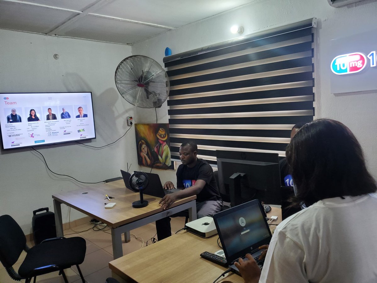 10mgHealth's tweet photo. Last month, we had the privilege of receiving @ChinweWeli from @Villgroafrica to share about our we are making Chronic Pain Medication accessible and affordable in Africa
@odia126
#chronicpain #health #AI
#paininafrica #villgroafrica
#innovation #healthcare
#medicationfinancing https://t.co/uIkUCyEKfU