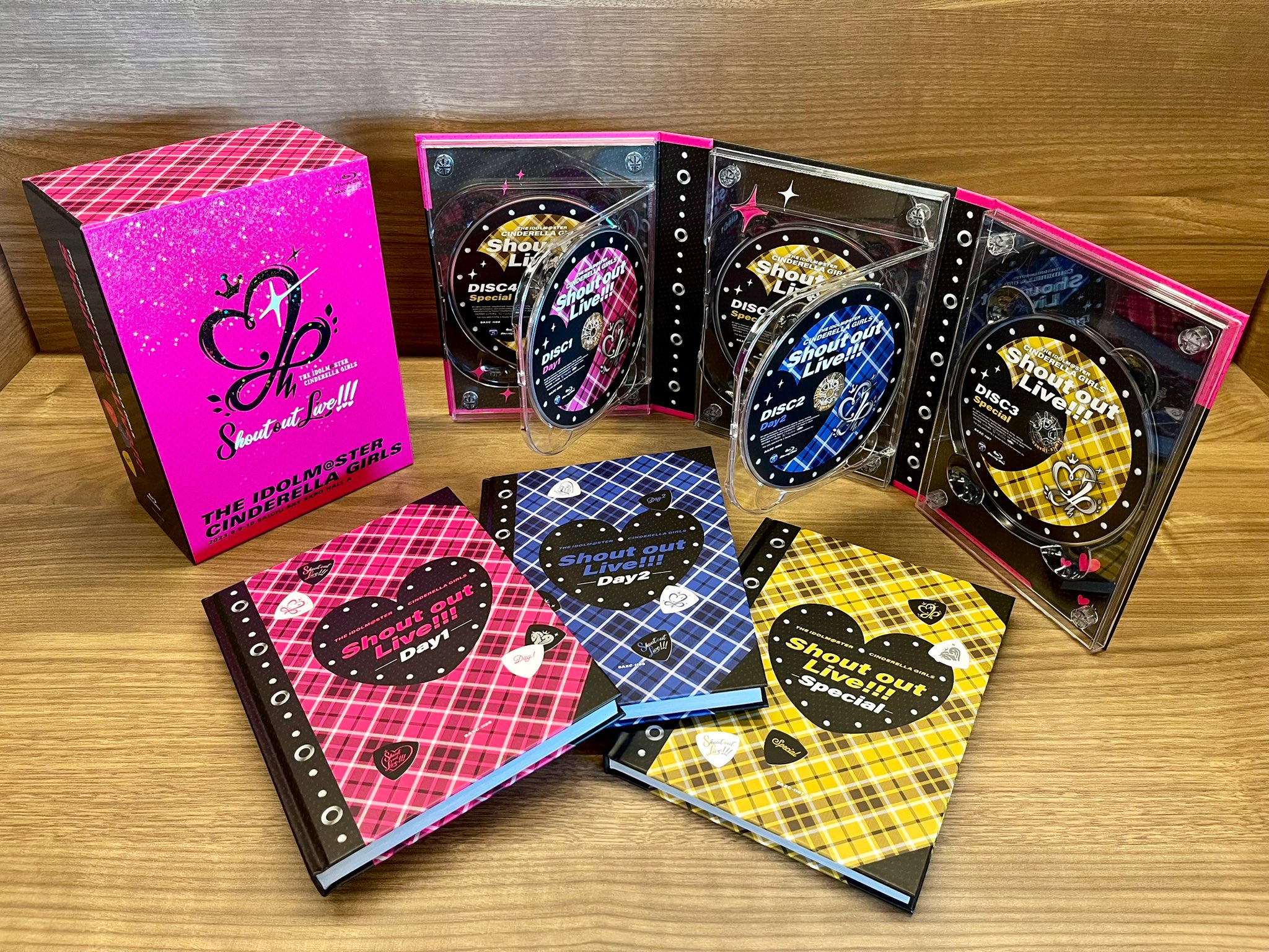 特典CD付 デレマス Shout out Live!!! ブルーレイBOX THE IDOLM@STER