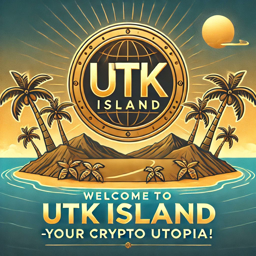 UTKIsland's tweet photo. 🌴 Welcome to UTK Island! 🌞 Your Crypto Utopia has arrived! Join us in creating a sustainable, decentralized paradise. 🏝️ #UTKIsland #CryptoUtopia #NFTCitizenship #BlockchainRevolutio https://t.co/al8Ui511aN