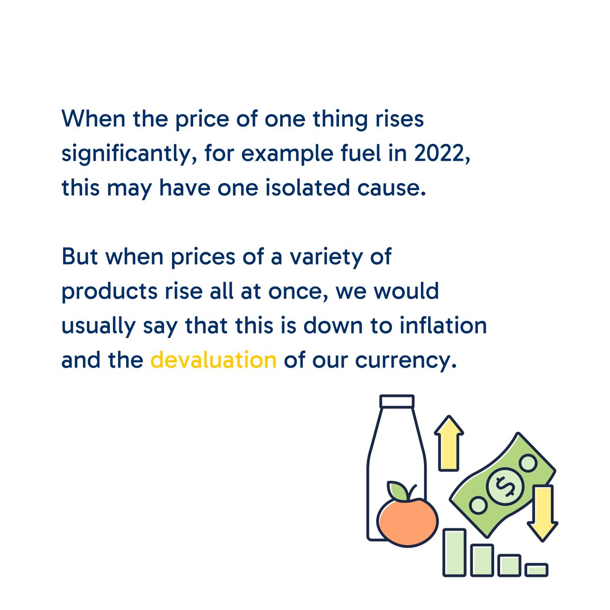 Maths4AdultsWal's tweet photo. What even is inflation? Here's a mini guide on what it means for your pockets 💰

#MfAWales #Inflation https://t.co/b1Rh5QsJGx