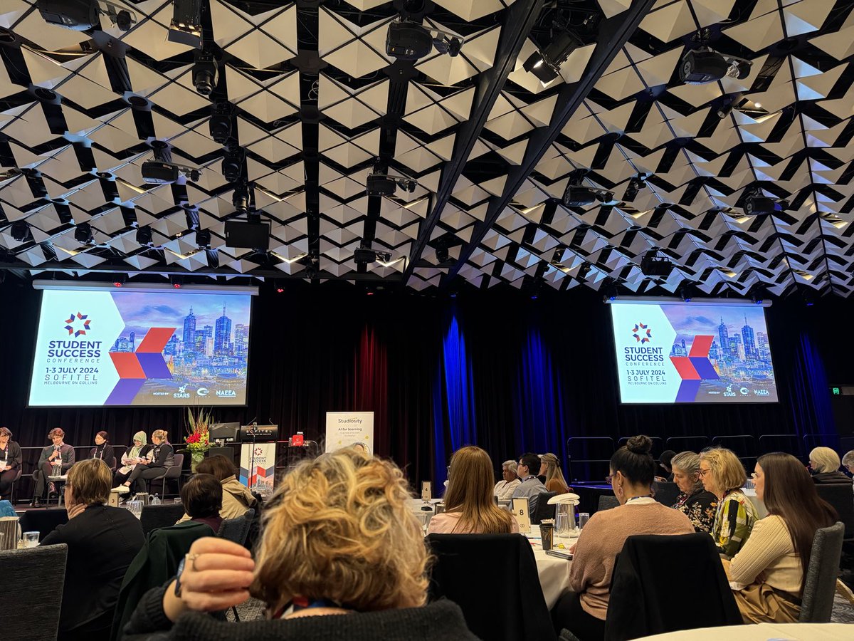 Inspiring STARS conference! Great ideas and collaboration opportunities for student success. 
It was fantastic to present our phase II initial findings- enablers and barriers that influence girls participation in #STEM #science ⁦<a href="/IndustryGovAu/">Department of Industry, Science and Resources</a>⁩
