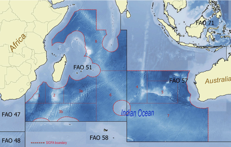 DeepSeaConserve's tweet photo. 🌍 During #SIOFA, here is a 🧵on why protecting the Southern Indian Ocean's biodiversity is crucial.

🌊 It is the youngest and smallest ocean of the world's major, with an estimated 1,746 #seamounts in warm waters and rare species endangered or found nowhere else in the world.🐟 https://t.co/qkBZpMBAFT