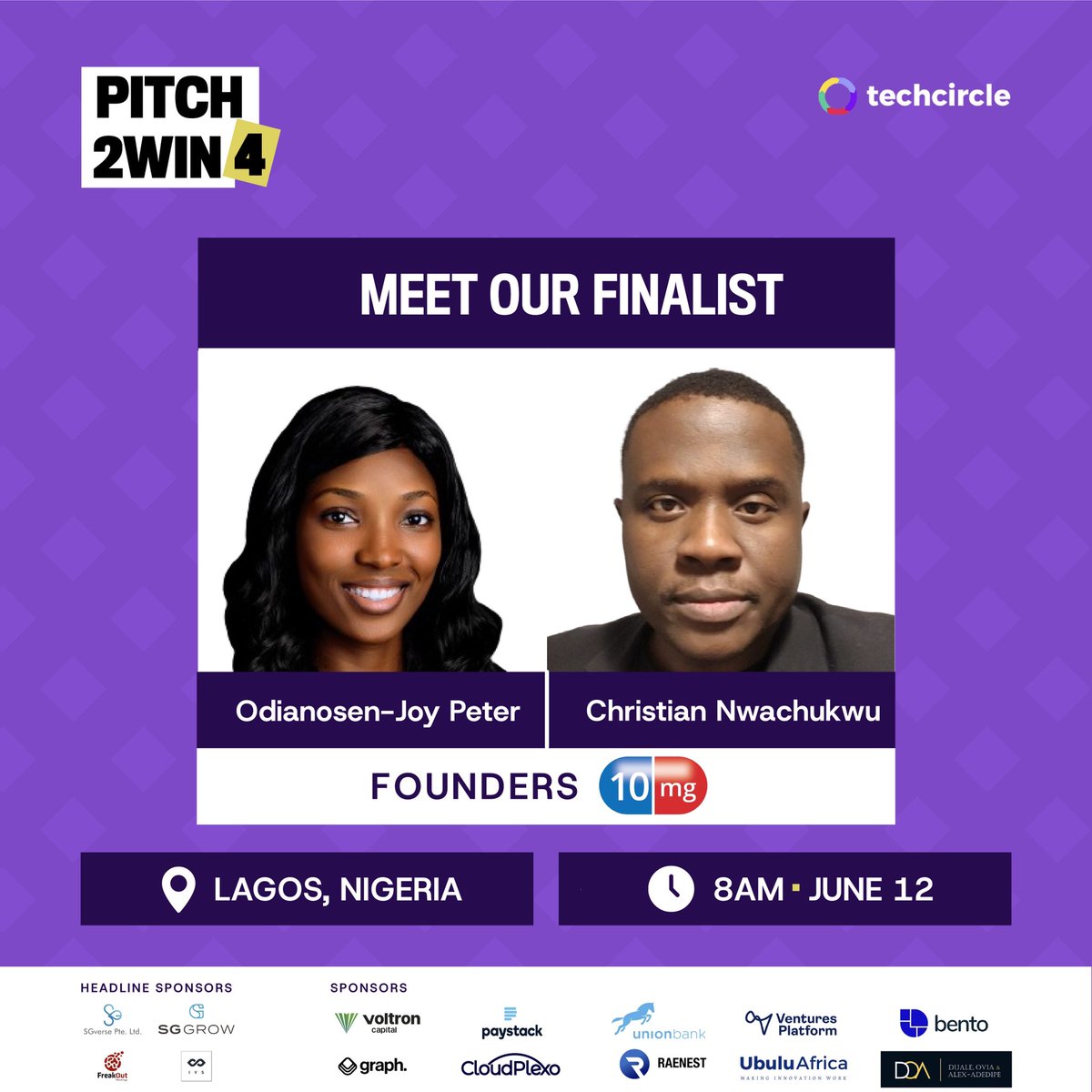 odia126's tweet photo. Saving this here🤗
@10mgPharma #pitch2win #pitch2win4 #finalist #techcircle https://t.co/2Z4WxuUHMJ