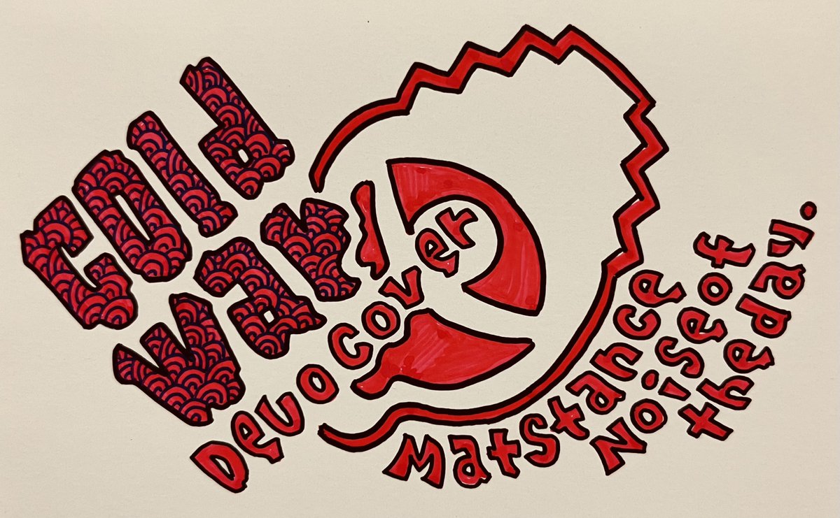 ryu0315m's tweet photo. Noise &amp; Doodle of the Day.[20240703]
MatStance Creating Demo
[Cold War - Devo Cover Ver0.01 -][SOUND ONLY]
--
[Youtube]
https://t.co/se8gZkdb3c
--
#devo #devocover #freedomchoice #coldwar #80s #garageband #doodleart #drawingart #illustration #logodesigns https://t.co/ybef1gf0ex