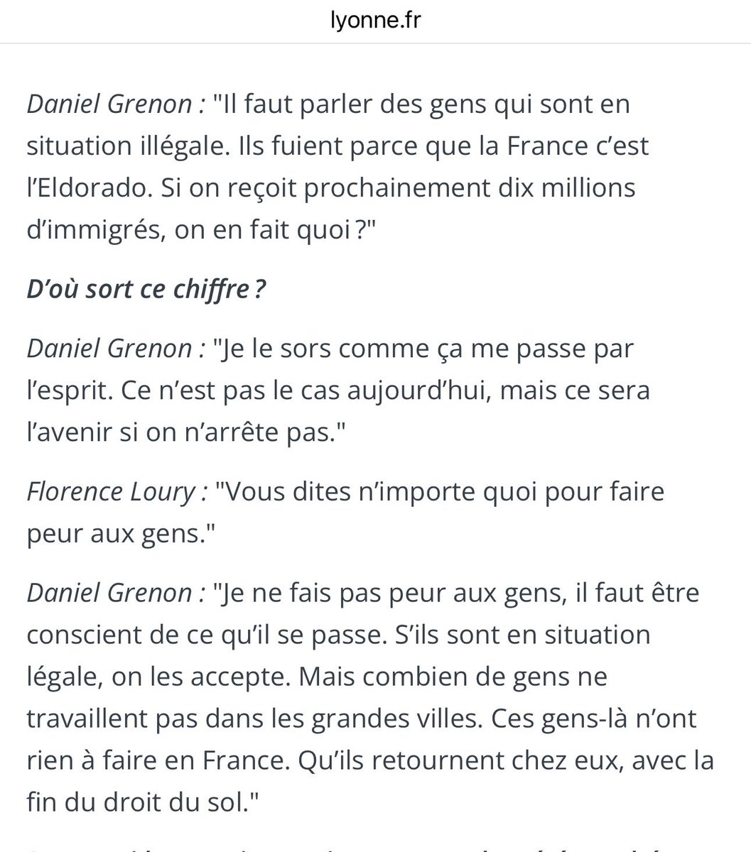 Aux habitantes et habitants de la première circonscription de l'Yonne, ce dimanche vous pouvez barrer la route au député R-Haine Daniel Grenon, qui tient des propos racistes et complotistes.

Battez-le avec le bulletin Florence Loury du #NouveauFrontPopulaire. #legislatives2024