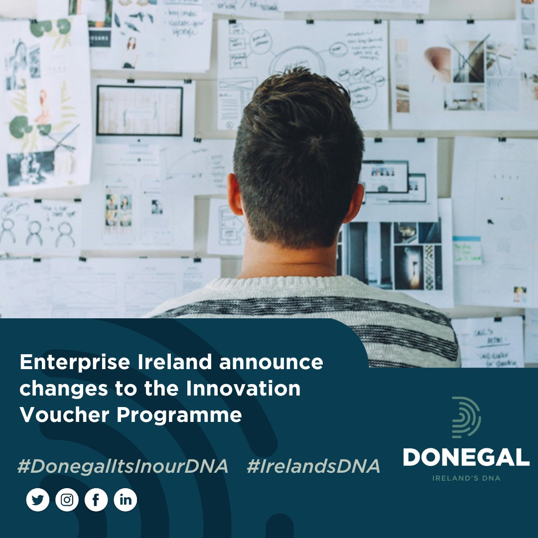 Donegal.ie (@donegal_ie) on Twitter photo The <a href="/Entirl/">Enterprise Ireland</a> Innovation Voucher Program has announced changes.
This Voucher program aims to build links between knowledge providers & Irish SMEs.
Read more on how #innovation vouchers can positively impact your business: lnkd.in/ez6mSdxr
#DonegalItsInOurDNA #IrelandsDNA The <a href="/Entirl/">Enterprise Ireland</a> Innovation Voucher Program has announced changes.
This Voucher program aims to build links between knowledge providers & Irish SMEs.
Read more on how #innovation vouchers can positively impact your business: lnkd.in/ez6mSdxr
#DonegalItsInOurDNA #IrelandsDNA