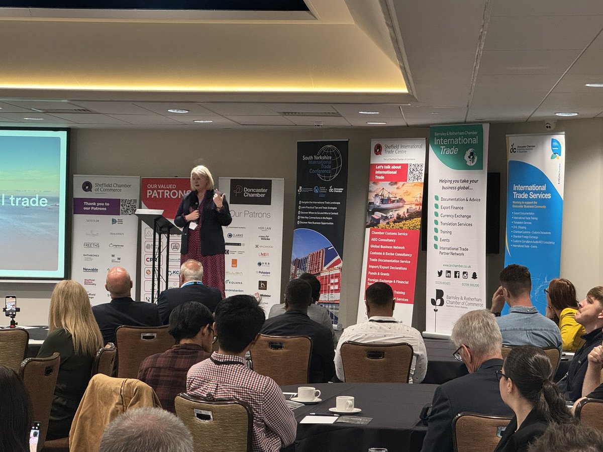 Karen Greenwood, Senior Underwriter at <a href="/Newable/">Newable</a>, todays 
associate sponsor, is currently talking to the crowd here at the OEC 
about how to simplify international trade and how Newable can 
support in the need to do this. 
#SYITC24