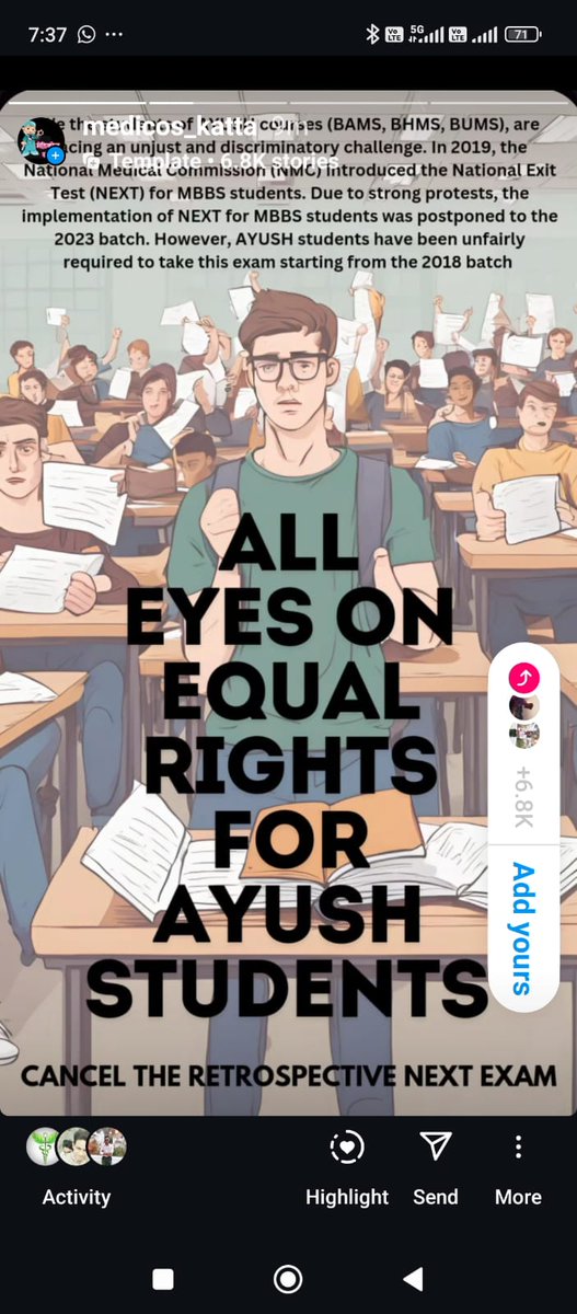 Dr_kabeer_amjad's tweet photo. The voices of AYUSH student protesting against the NEXT exam must be heard by the government Act now
#JusticeForAYUSHStudents
#nextfornewsession 
#newbatchnewrule
#cancelnextexam
#NoNextAyush
@mpprataprao 
@moayush 
@PMOIndia
@ncism_india 
@nsui 
@RahulGandhi 
@MoHFW_INDIA
@ndtv https://t.co/RqwjzGlEAT