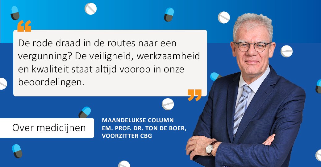 De rode draad in elke route naar een handelsvergunning? De veiligheid, werkzaamheid en kwaliteit staat altijd voorop in onze beoordelingen. Ton de Boer schrijft erover in zijn column 'wegen naar een vergunning' 👉 bit.ly/4ePBT1O