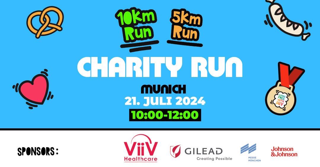 Life4me+ in English (@life4meplus) on Twitter photo Join the #LivingFreeWithHIV run on July 21, 2024, in Munich! ๐โโ๏ธ๐โโ๏ธ Show solidarity against HIV stigma. Choose 5 km or 10 km๐
๐
July 21, 2024
๐ 10:00 AM
๐ Thalkirchner Platz, Munich
Fun and great atmosphere guaranteed!
run-aids2024.com
#AIDS2024 <a href="/iasociety/">IAS - the International AIDS Society</a> Join the #LivingFreeWithHIV run on July 21, 2024, in Munich! ๐โโ๏ธ๐โโ๏ธ Show solidarity against HIV stigma. Choose 5 km or 10 km๐
๐
July 21, 2024
๐ 10:00 AM
๐ Thalkirchner Platz, Munich
Fun and great atmosphere guaranteed!
run-aids2024.com
#AIDS2024 <a href="/iasociety/">IAS - the International AIDS Society</a>