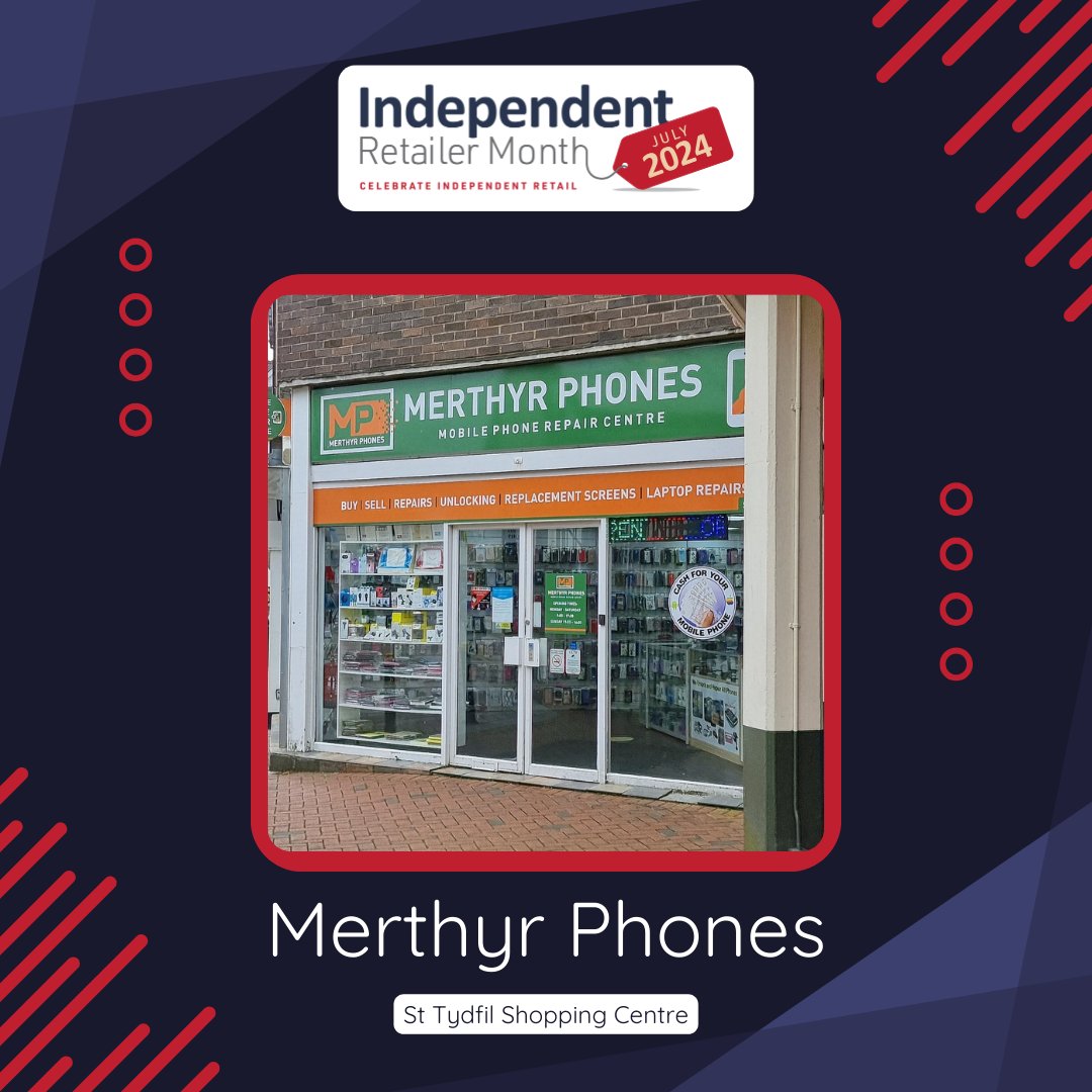Merthyr Phones is an Independent Retailer. They buy, sell, repair, and unlock mobile phones and carry out laptop repairs. They also have an extensive range of phone and tablet cases in-store, along with many accessories  ❤️ 

#indieretail24 #indieretailuk