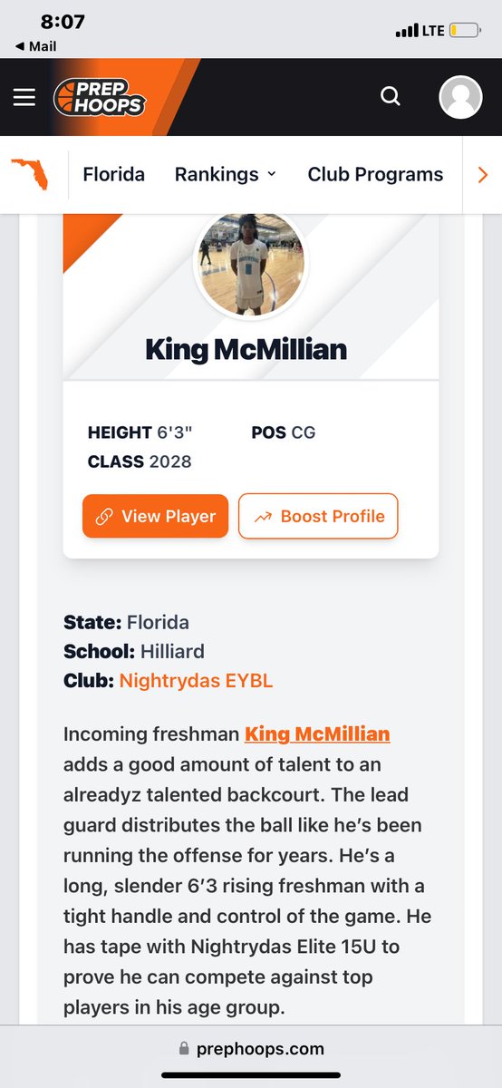 Hilliard_Hoops's tweet photo. Shoutout to @prephoopsfl and @AP_Writess for recognizing C/O 28’ 6’3 Combo King McMillian @Kingetscash3 for his performance at the @FABCHoops Live Period Showcase June 21-23.
@Michael_Fly @WadeNoDwyane @CoachWilliewat @WillieP50 @CoachLazarus @coachstanjones 
@Demond_Parker33 @RossVDG14 @CoachADMalhotra @ballinbim @CoachTAbernethy @WillieP50 @CoachGrudenJ @montaybrandon @DonnieJones @coachknick @Uorangemen2 @_AdamBalog @CoachShul @1stloveb @KevinMoses38 @CoastRecruits  @coachkhart @coachyoung_21 @CoachHolmes03 @SpencerLPulliam @Coach_Pickens @CoachJonas @DannyJPeters @CoachCrarey @Brady_schuck @CoachLazarus @patkelsey @Coach_Chambers @CoachFarrelly @CoachPegues @ThadMatta @bryan_yungeberg @NGSHoops @HoopNationRanks @nlevelsports @thehoopvibe @Relentless_Hoop @coachadwhite @RobSummers33 @CoachBenW