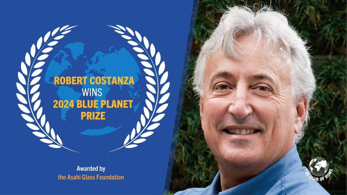 The Club of Rome (@clubofrome) on Twitter photo 🎉 Congratulations to <a href="/Robert_Costanza/">Robert Costanza</a>, <a href="/glo_pro/">Institute for Global Prosperity</a> <a href="/ucl/">UCL</a>, The Club of Rome member on winning the 2024 #BluePlanetPrize for his prolific research helping to establish ecological economics. Learn more about his work & the prize awarded by <a href="/afinformation_e/">AsahiGlassFoundation</a>.
🔗ow.ly/yPKP50Sum3w 🎉 Congratulations to <a href="/Robert_Costanza/">Robert Costanza</a>, <a href="/glo_pro/">Institute for Global Prosperity</a> <a href="/ucl/">UCL</a>, The Club of Rome member on winning the 2024 #BluePlanetPrize for his prolific research helping to establish ecological economics. Learn more about his work & the prize awarded by <a href="/afinformation_e/">AsahiGlassFoundation</a>.
🔗ow.ly/yPKP50Sum3w