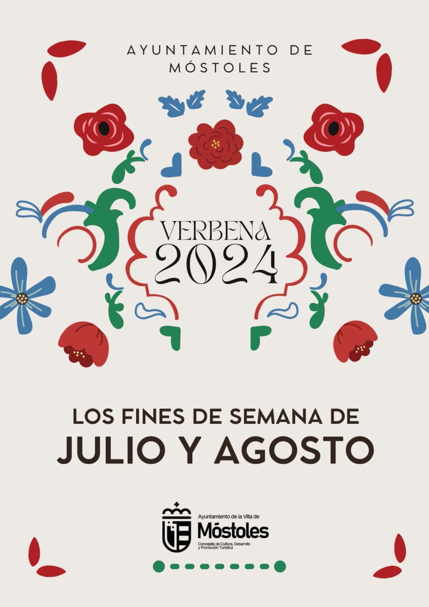 RepublicanosMST's tweet photo. EXCLUSIVA. El @AytoMostoles lo ha vuelto a hacer. La concejalía de cultura (ocupada por VOX) ha plagiado de nuevo un cartel municipal. El diseño de la "verbena 2024" es el mismo que el de las fiestas de Zafarraya (Granada) en 2023 y otras de Guarnizo (Cantabria) en abril de 2024. https://t.co/Vm42Lg9G9H