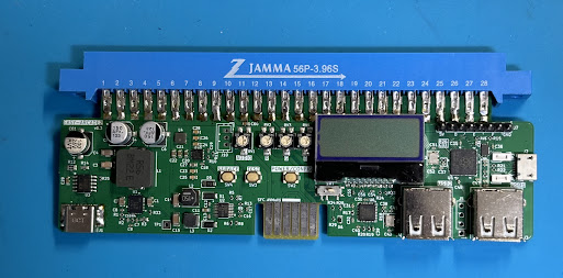 hide_loopcube's tweet image. Shuichi TAKANO(@shuichi_takano)さんから『EASY-ARCADE2 v0.3』が到着!!

電源がUSB-C(PD)、操作周りがPSやXboxの各種USBコントローラ、映像が任天堂AVマルチ端子のRGBケーブルを使う超シンプルでほぼ現行機材でアーケード基板が遊べる小型コントロールボックス。
今日から動作確認するぞー!!