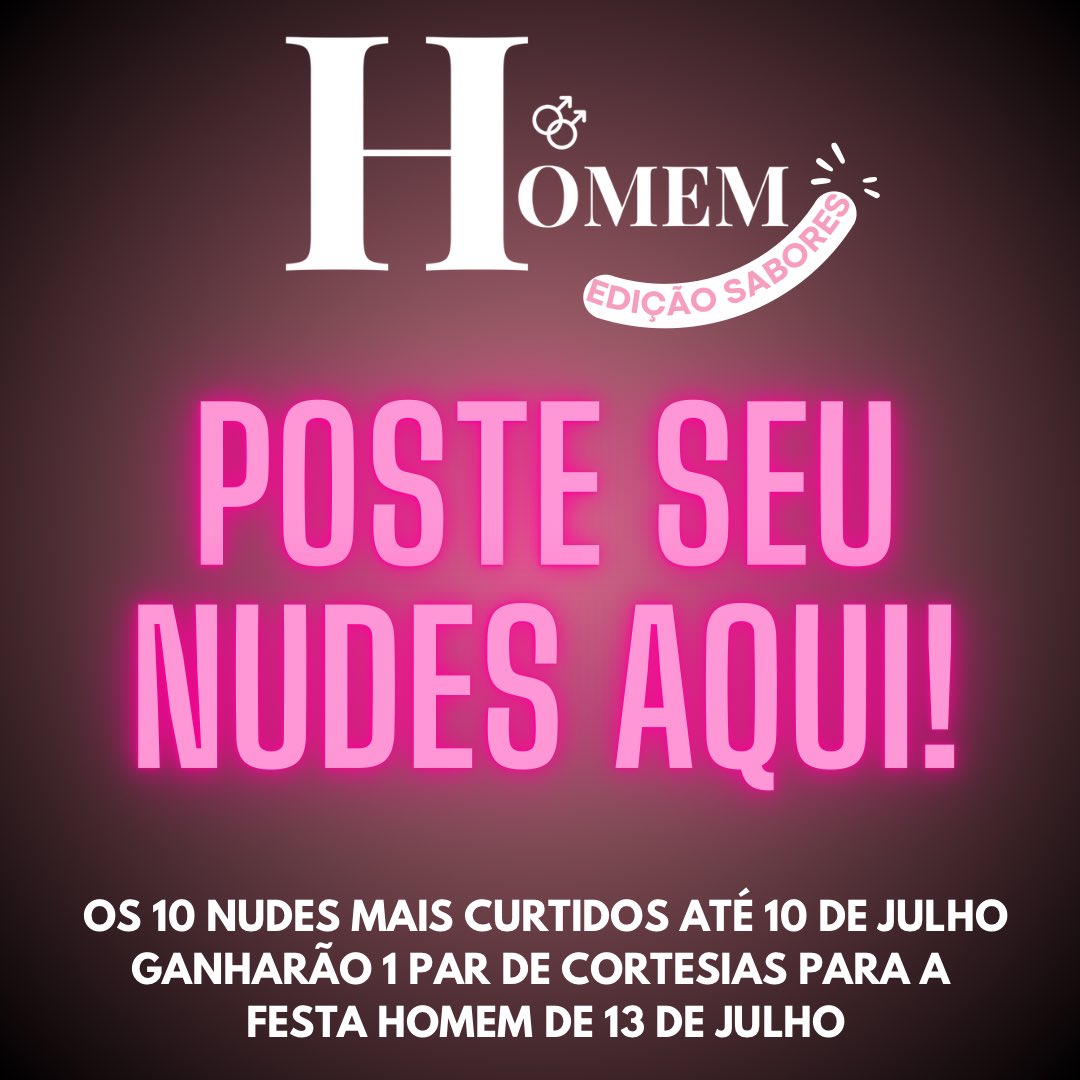 Festa Homem Brasília tweet media
